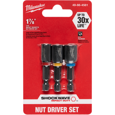 1-7/8 MAG NUT DRIVER SET 1/4, 5/16, 3/8