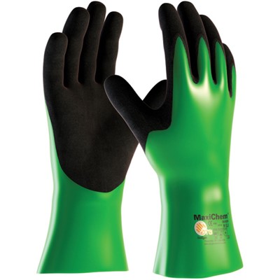 MAXICHEM NITRILE COATED GLOVE LG