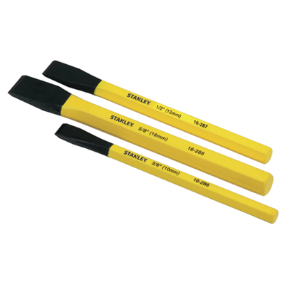 Cold Chisel Set, 3/8-5/8 In, 3 Pc