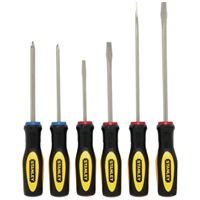 6PC FLUTED SCREWDRIVER SET