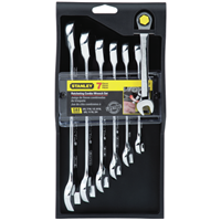 7pc Ratcheting Combo Wrench Set SAE